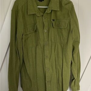 Obey Green Shirt Jacket